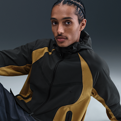 Nike Tech Men's Dri-FIT Woven Color-Block Windrunner Loose